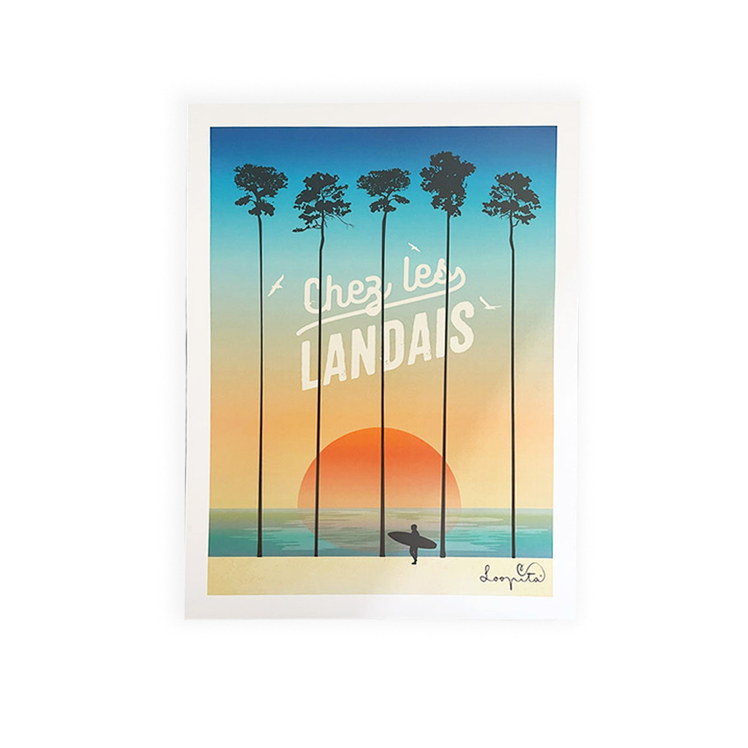 Affiche A3 « Chez les Landais » – Image 2