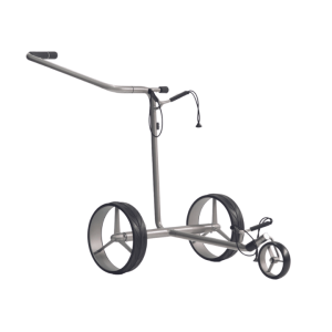 CHARIOT ELECTRIQUE AVEC FREIN JUSTAR - WHITE 1.0, LAQUE ARGENT