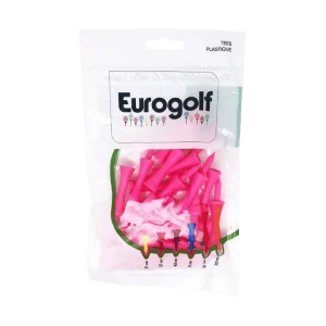 TEE EUROGOLF - TEE PINK 57MM (x20)